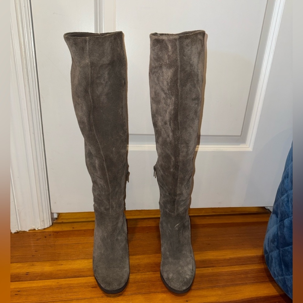 Vince Camuto Gray Heeled Boots